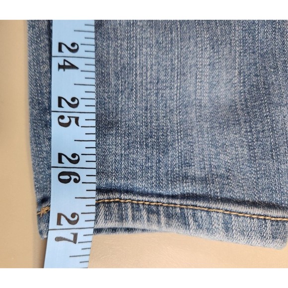 Torrid Jeans Womens  Bombshell Skinny Destructed‎ Distressed size 14R - Picture 8 of 8